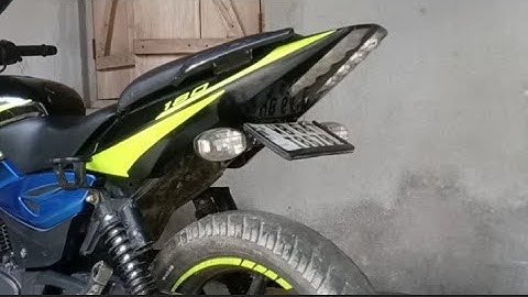Tail Tidy For Pulsar 180f | Stock Tail Tidy Modification