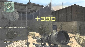 Amazing Random 360 Throwing Knife on MW3
