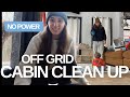 Coming Home After the Kentucky Ice Storm🥶 | Cabin Clean Up Off Grid Living