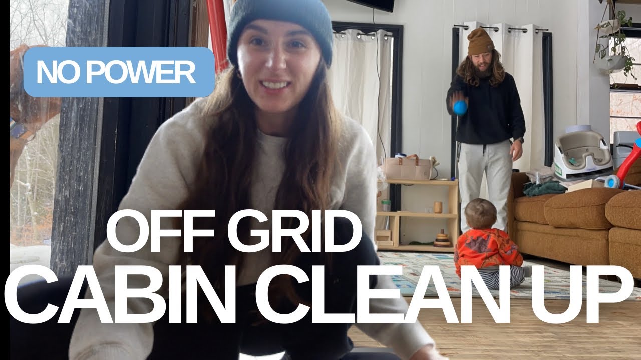 Coming Home After the Kentucky Ice Storm🥶 | Cabin Clean Up Off Grid ...