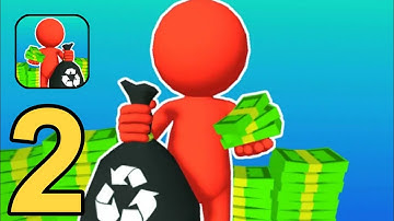 Idle Trash Tycoon - Gameplay Wlakthrough Part 2 ( Android,iOS )