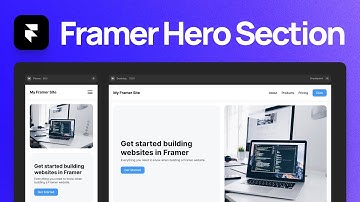 How to Create a Responsive Website Hero in Framer  | Framer Desktop, Tablet, Mobile Tutorial