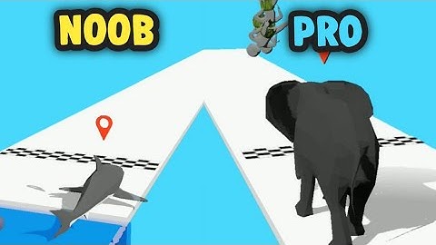 NOOB vs PRO In Animal Transform Race - Epic Race 3D