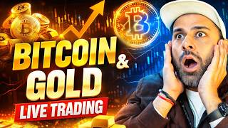 🔴 LIVE Bitcoin & Gold Scalping | Real-Time Trades + Analysis