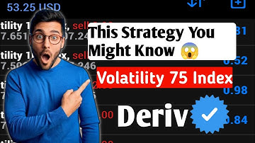 Volatility 75 Index Strategy | Secret Supply & Demand On #synthetic