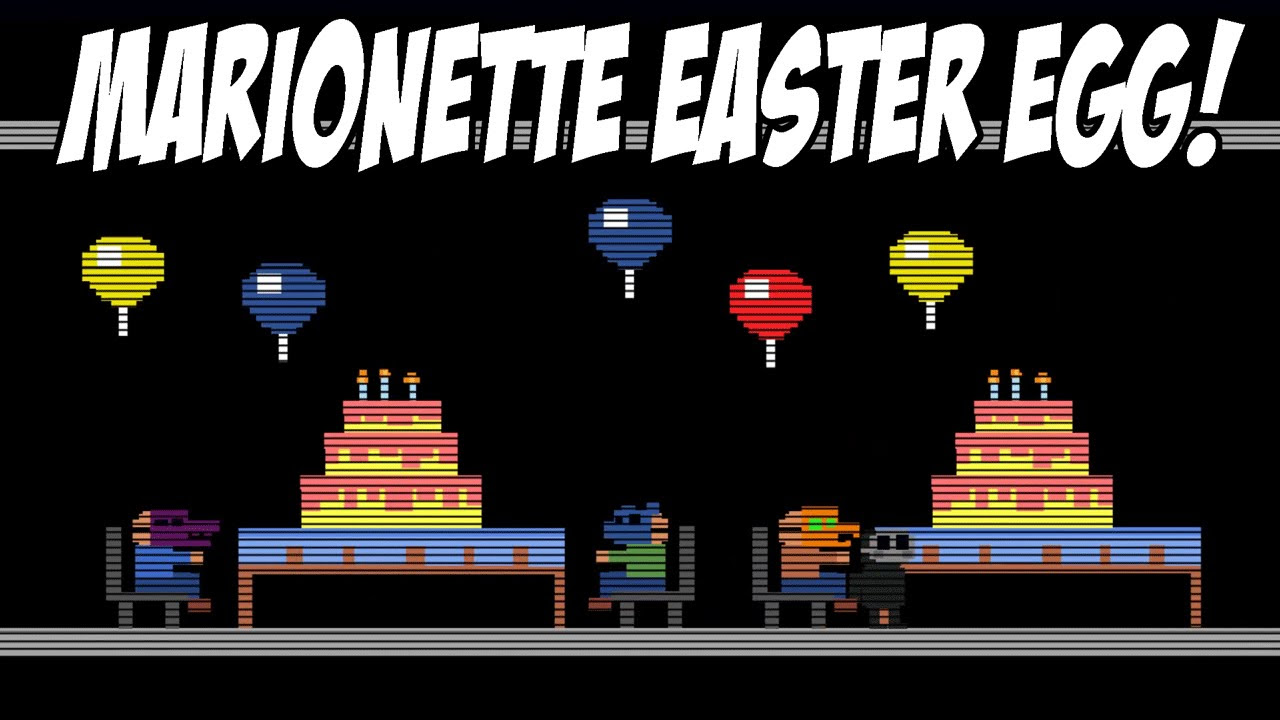 Five Nights At Freddys 3: "Happiest Day" SECRET MARIONETTE EASTER EGG!