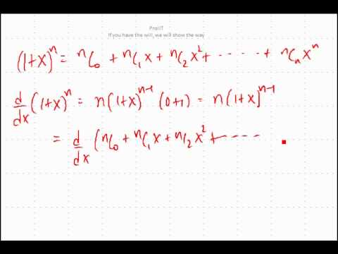 binomial theorem coefficients manipulation 3