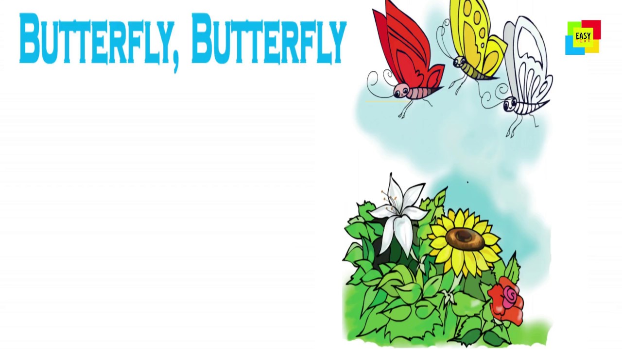 Butterfly butterfly (song) standard 3 meaning in Malayalam YouTube