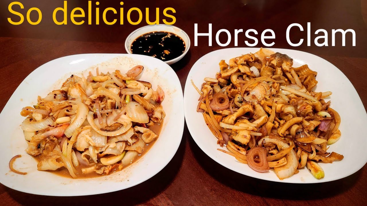 Fast and Delicious Stir Fried Horse Clam with Ginger, Garlic and Onion