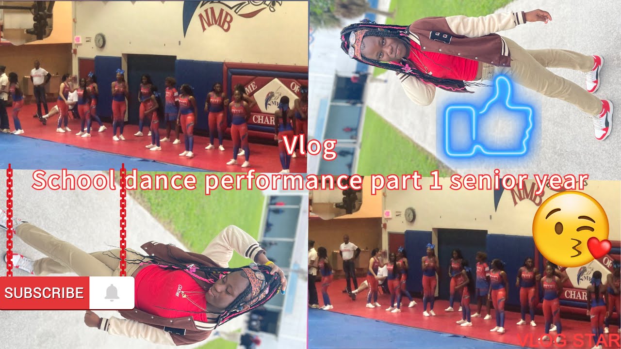 SCHOOL VLOG | SENIOR YEAR PERFORMANCE | DANCING |GAME | PART 1. - YouTube