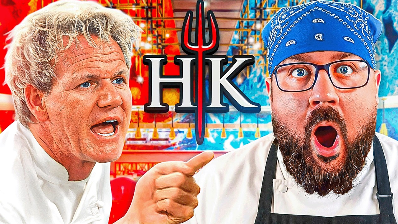 Gordon Ramsey Crashed Out In Hells Kitchen