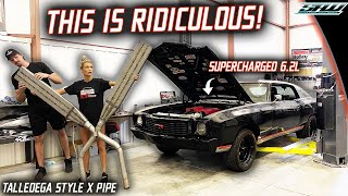 72 LSA Supercharged Monte Carlo Gets NASCAR Boom Tubes! Early 2000's Superspeedway Style!