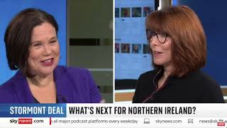 A united Ireland is closer than ever – Mary Lou McDonald TD interview with Kay Burley on Sky News