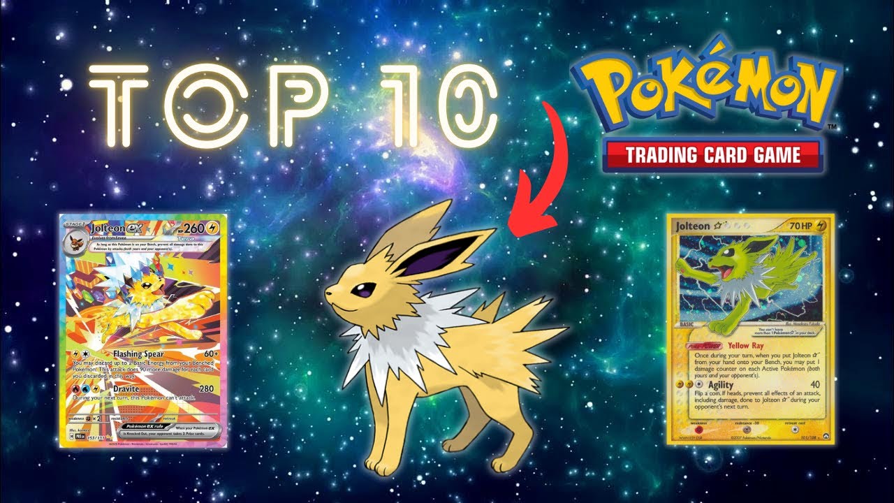 The 10 Most EXPENSIVE Jolteon Pokemon Cards  #top10 #pokemon #jolteon  #prismaticevolutions