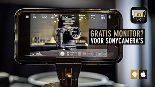 Deze App Moet Je Als Sony Gebruiker Proberen Monitor Smartphone Cameramonitor Applicatie
