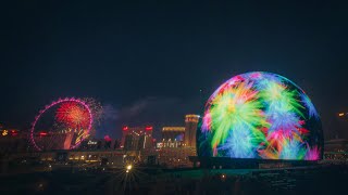 World's largest spherical structure unveiled in Las Vegas