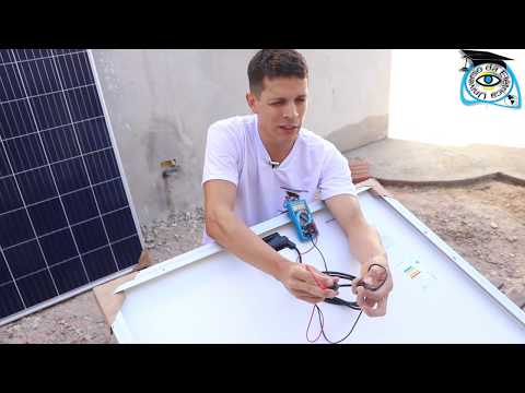 Vídeo: Quantos volts tem um painel solar?