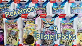 Pokemon 9 Blister Packs