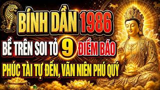 BÍNH DẦN 1986: 9 Điềm Lành Bề Trên Soi Tỏ, Phúc Tự Tới, Vãn Niên An Lạc