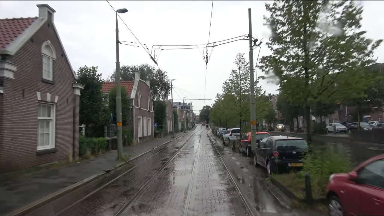 🚊HTM | Den Haag Leyenburg - Leidschendam Noord | tram 6 | regen | 2024