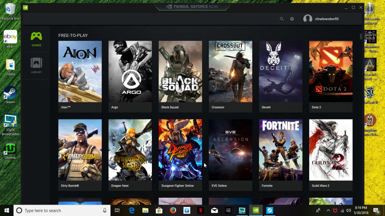 Geforce now review and gamplay at 60fps and 120fps - YouTube