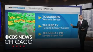 Severe storm risk for Chicago area on Thursday