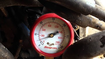 93 FD RX7 13b-rew rear rotor compression test