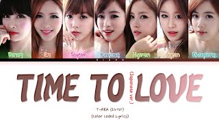 T-ARA Time to Love (Japanese Version) Lyrics (티아라 TTL 歌詞) [Color Coded Lyrics] Resimi