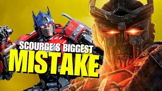 Why Didn't Scourge MIND CONTROL Optimus? - Transformers Rise Of The Beasts