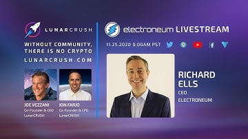 LunarCRUSH Live! with Electroneum