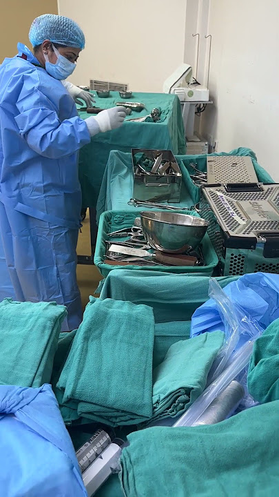 Inside Operation Room -Watch the scrub nurse prepare for action #orthopedicsurgeon