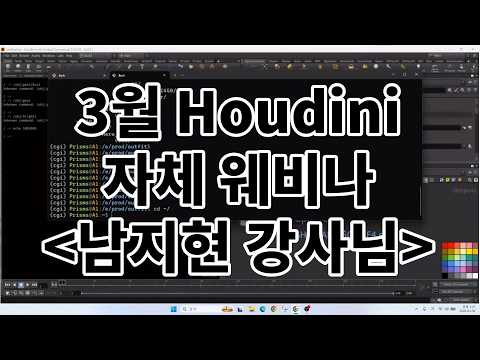 [3월 웹세미나] Houdini 입문자를 위한 실전 가이드 - 남지현 강사님 ([March Webinar] Houdini for Beginners: Practical Guide)