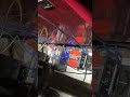Car stereo system mounted on tool box in shop garage , I’ve made changes this was just setting it up