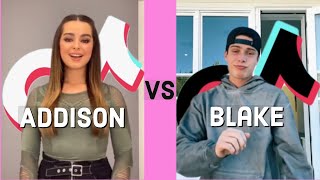 Addison Rae Vs Blake Gray Tiktok Dance Battle 2021