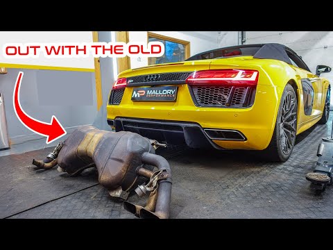 INSTALLING A QUICKSILVER EXHAUST TO AN AUDI R8 V10