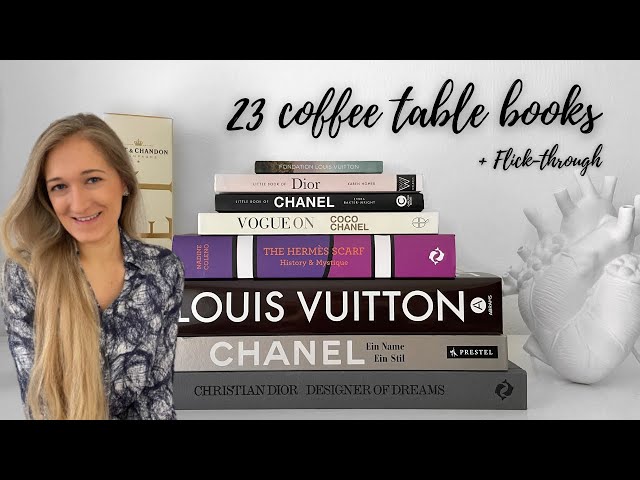 Louis Vuitton Coffee Table Books - LV Luxury Fashion Collection