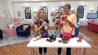 Clarks Collection Leather Wedges - Kyarra Rose on QVC