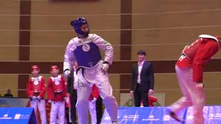 USA vs Korea. Female. World Taekwondo World Cup Team Championships, Baku-2016.