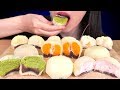 ASMR Cream Rice Cake(Tteok) 제주오메오메찹쌀떡 먹방 咀嚼音大福 餅 Mukbang Eating Sounds