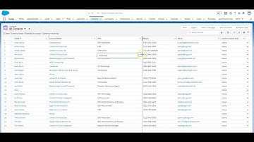 Salesforce End User Training   Inline Editing a List View