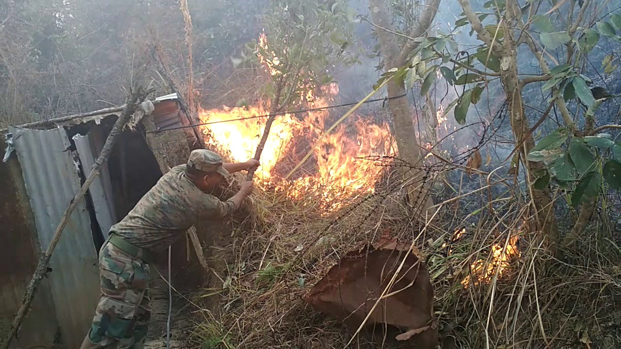 Fire in camp YouTube