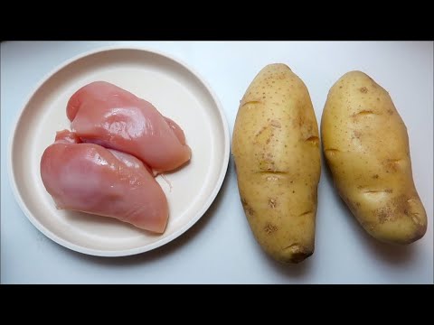 Video: Hoe Aardappelen Met Kipfilet Te Koken