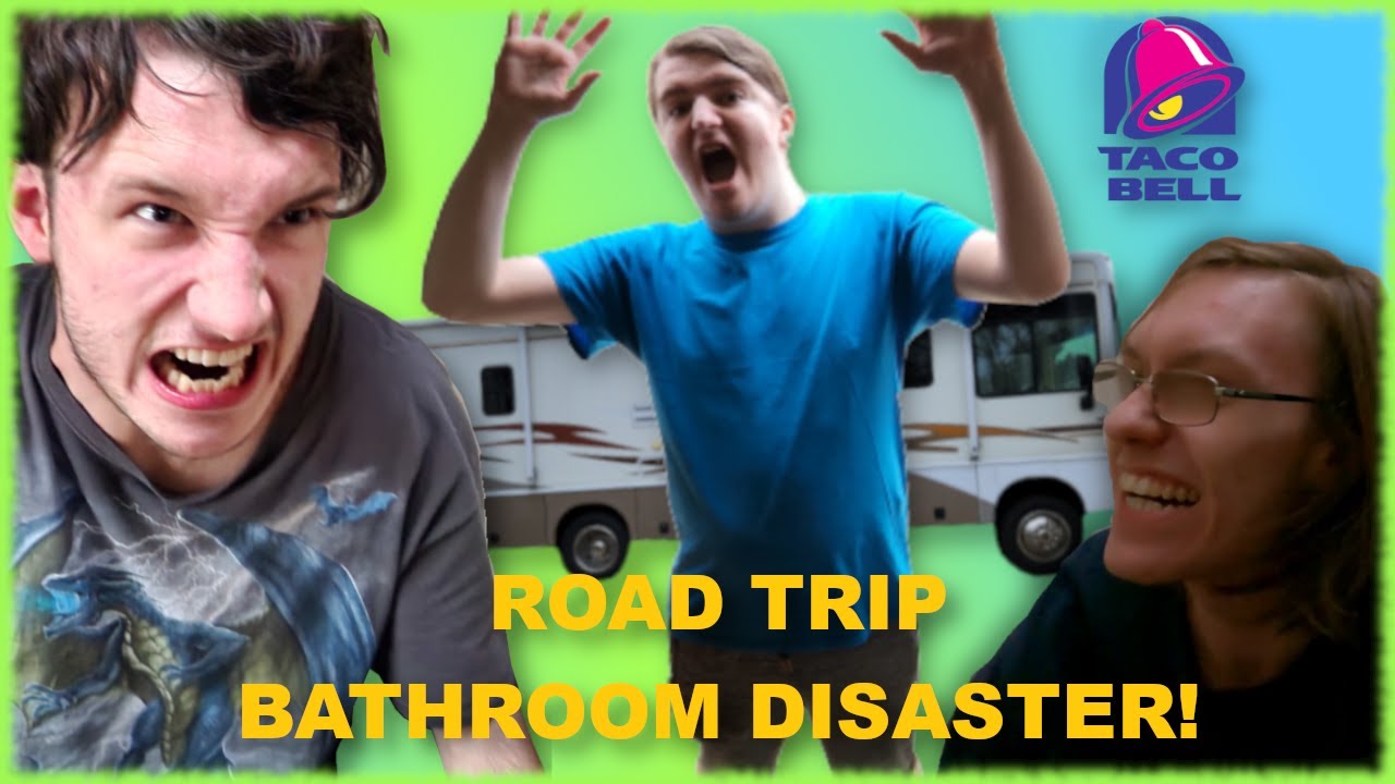ROAD TRIP BATHROOM DISASTER! - YouTube