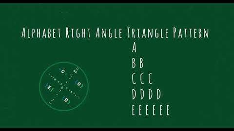 94 Alphabet Right Angle Triangle Pattern without any pre-defined method using while loop in Python