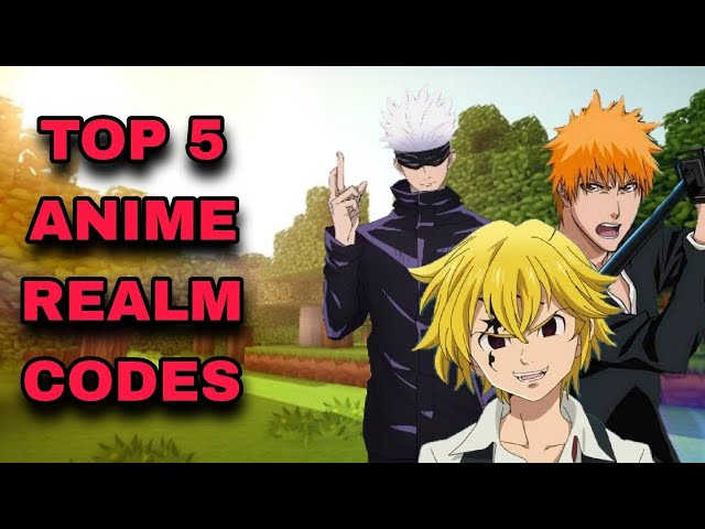 TOP 5 BEST ANIME REALM CODES FOR BEDROCK EDITION! class=