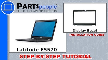 Dell Latitude E5570 (P48F001) Display Bezel How-To Video Tutorial