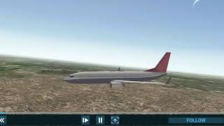 BOEING 737 Soft landing Cockpit view and Out side view. screenshot 3