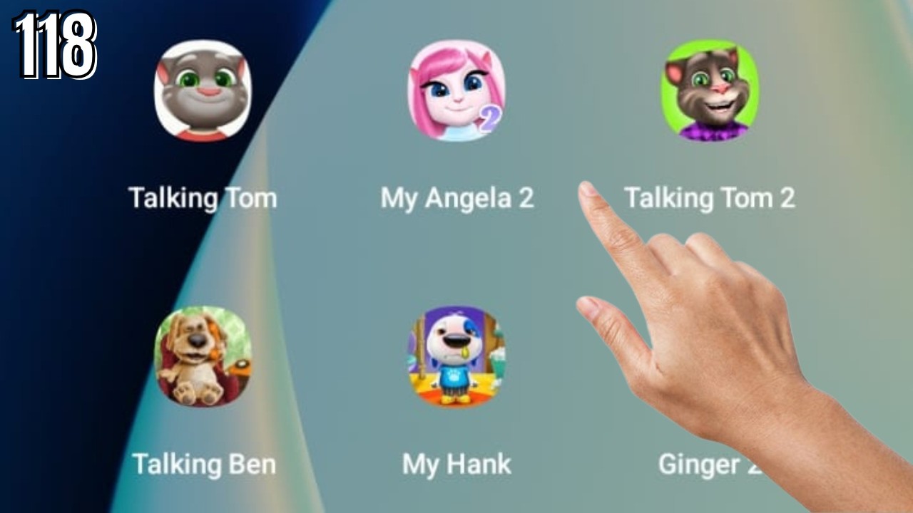 My Talking Tom Cat,Talking Tom 2,My Angela 2 #118