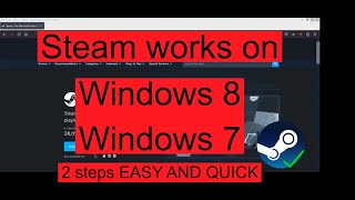 FIXED 2026: How to get Steam working on Windows 8, Windows 8.1, Windows 7 (PC guide 1 minute)