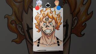 Let's draw combining Art With Luffy 5th gear and Sukuna into 🆕 character 😱🤯#trending #drawing #art